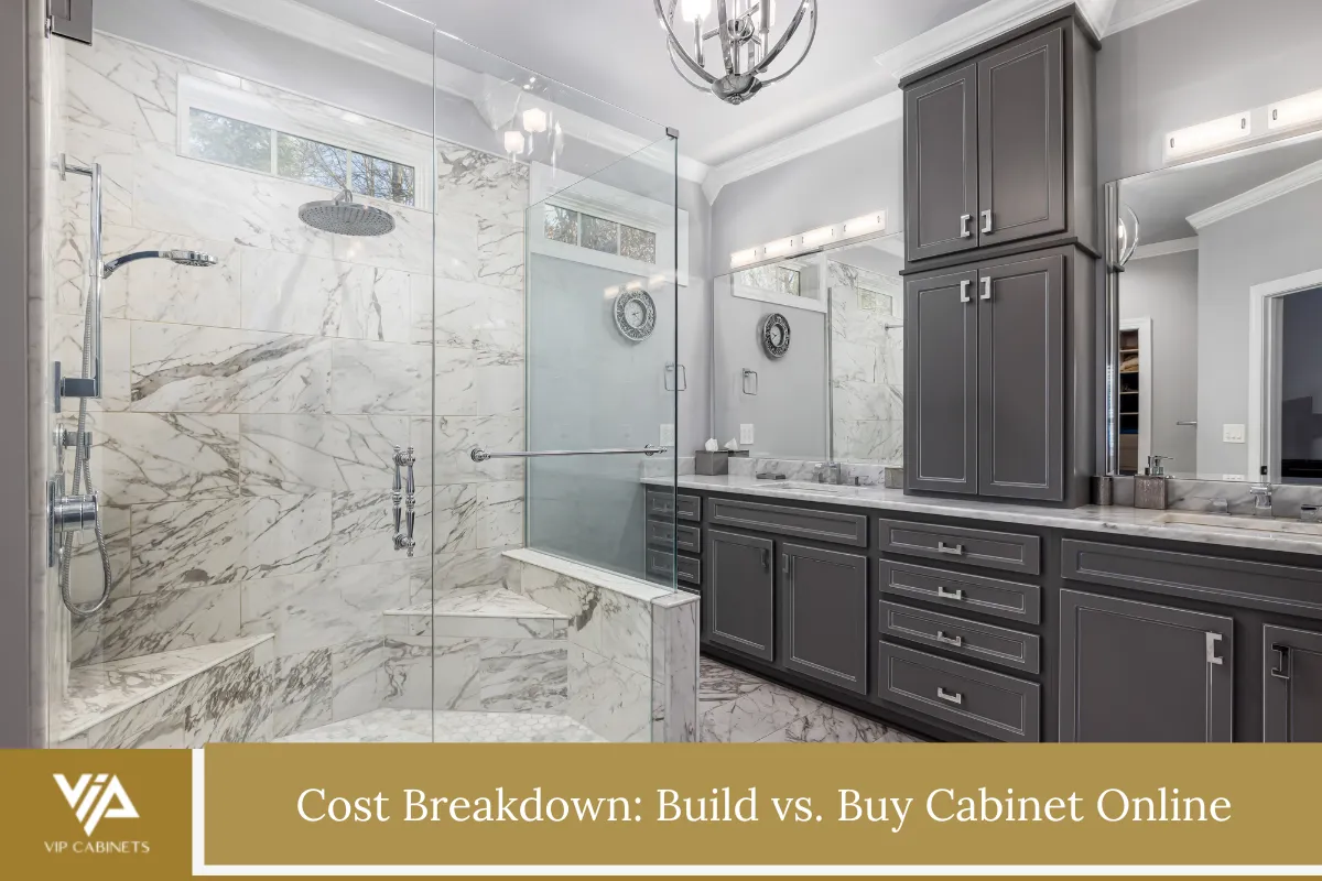 Cost Breakdown Build vs. Buy Cabinet Online