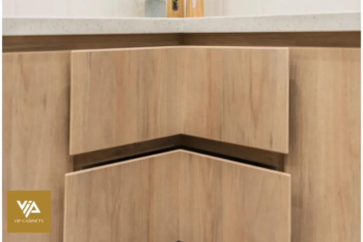 Utilize Corners with Corner Cabinets