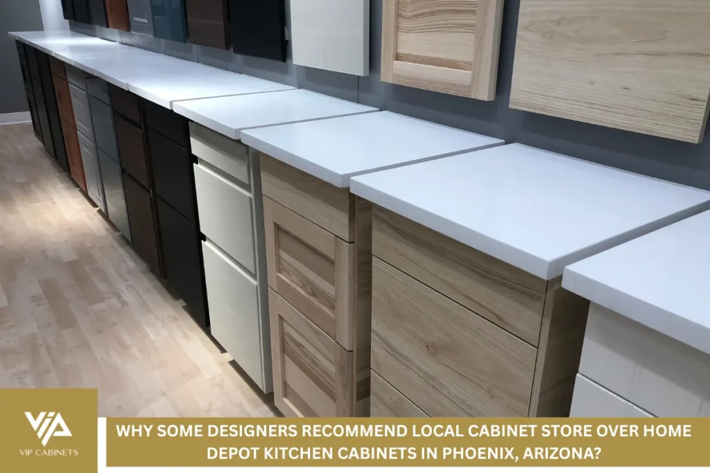 Why Some Designers Recommend Local Cabinet Store Over Home Depot Kitchen Cabinets in Phoenix, Arizona