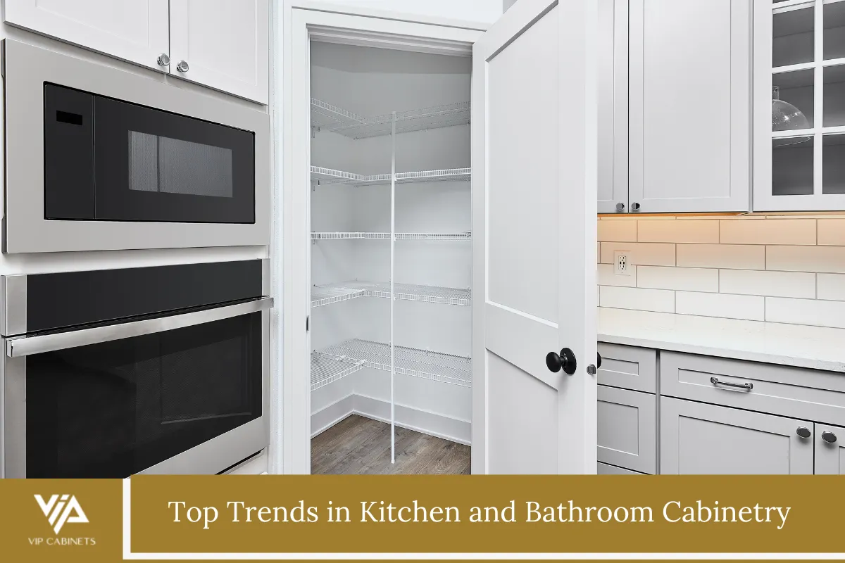 Top Trends in Kitchen and Bathroom Cabinetry