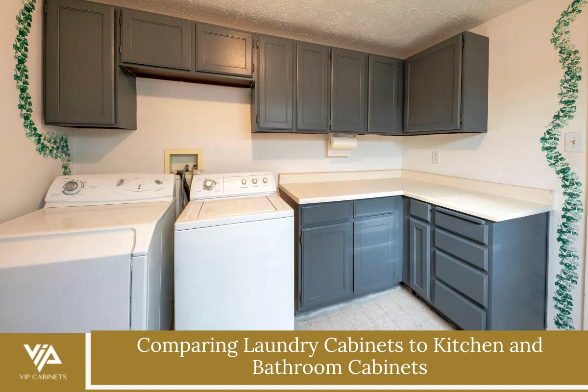 Comparing Laundry Cabinets to Kitchen and Bathroom Cabinets