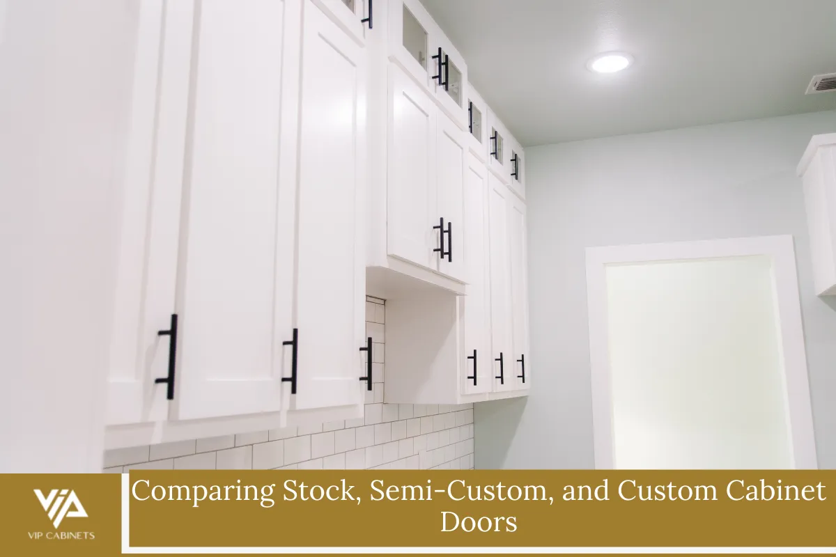 Comparing Stock, Semi-Custom, and Custom Cabinet Doors
