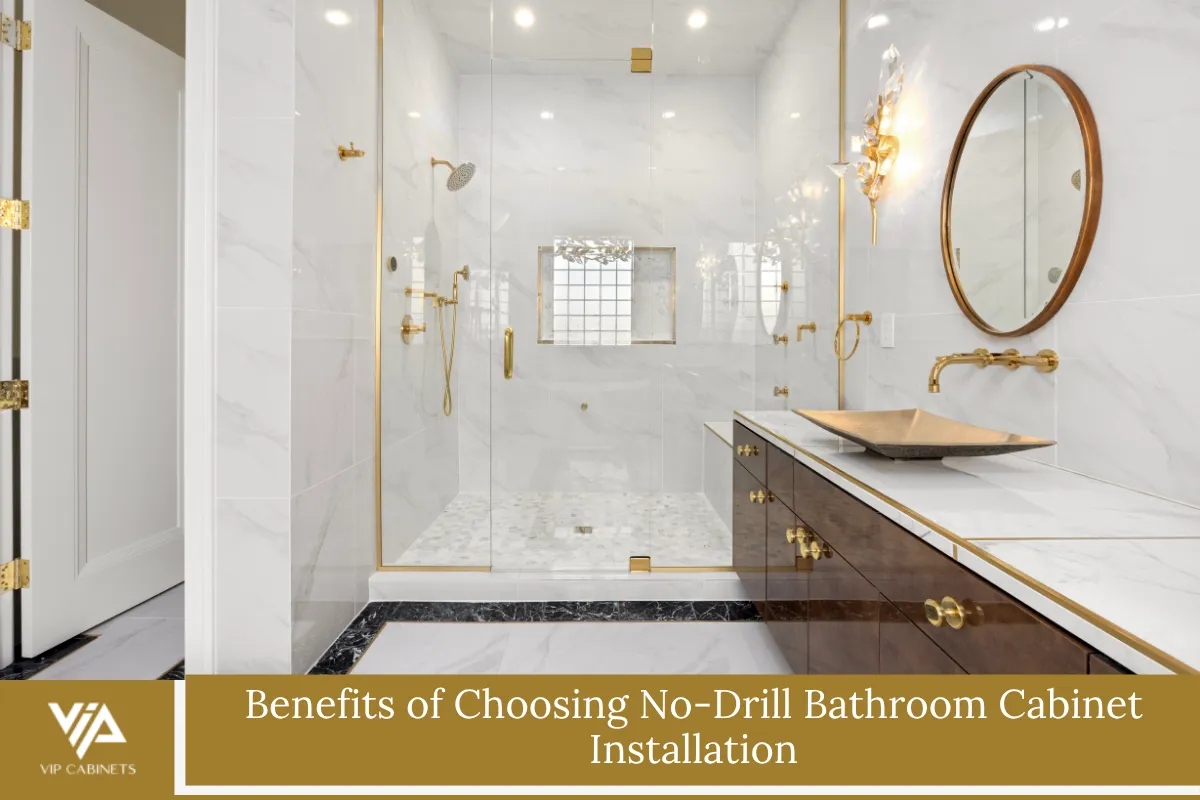 Benefits of Choosing No-Drill Bathroom Cabinet Installation